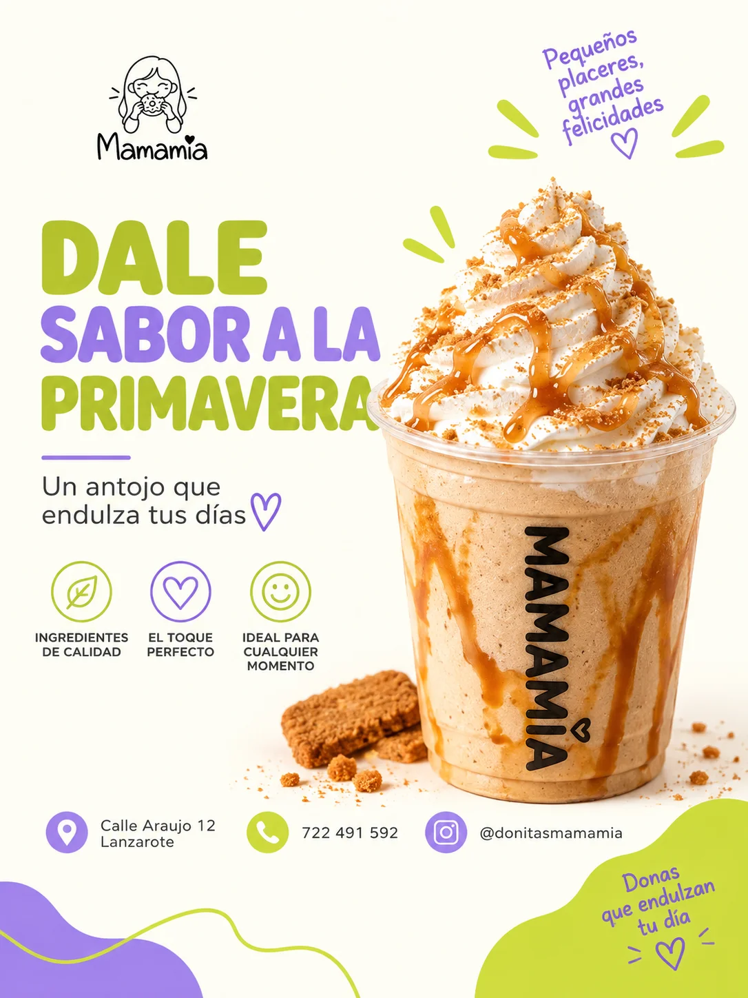 Publicación de ejemplo: presentación de producto de temporada