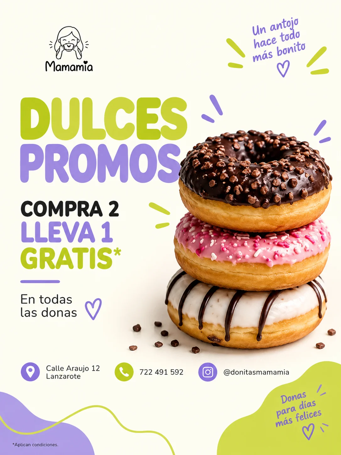 Publicación de ejemplo: promoción con oferta destacada